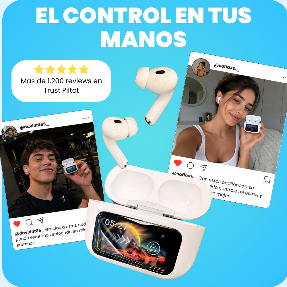 Audifonos con Pantalla Tactil - DaapFlow™